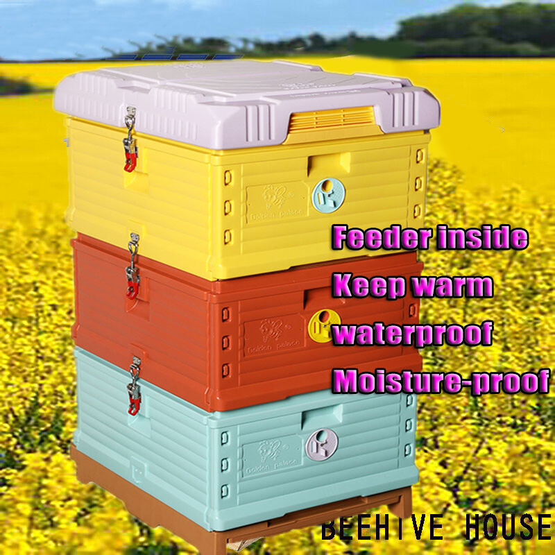 3 Layer Bee hive Plastic Insulated Beehives Waterproof Thermo Beekeeping Boxes