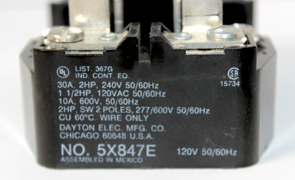 DAYTON 5X847E OPEN POWER RELAY