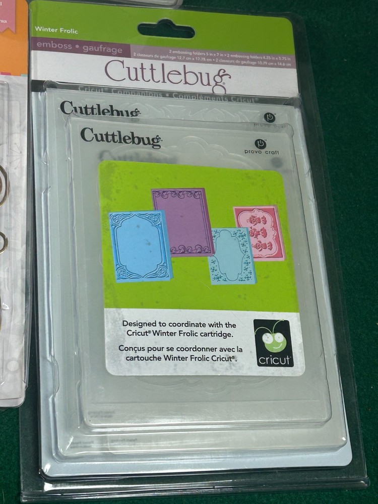 Lot of 13 Cuttlebug Items (see description)