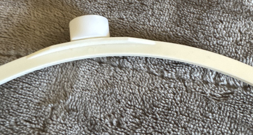 Replacement 8.5” White Microwave Roller Guide Wheel Turntable Support 3 Wheels