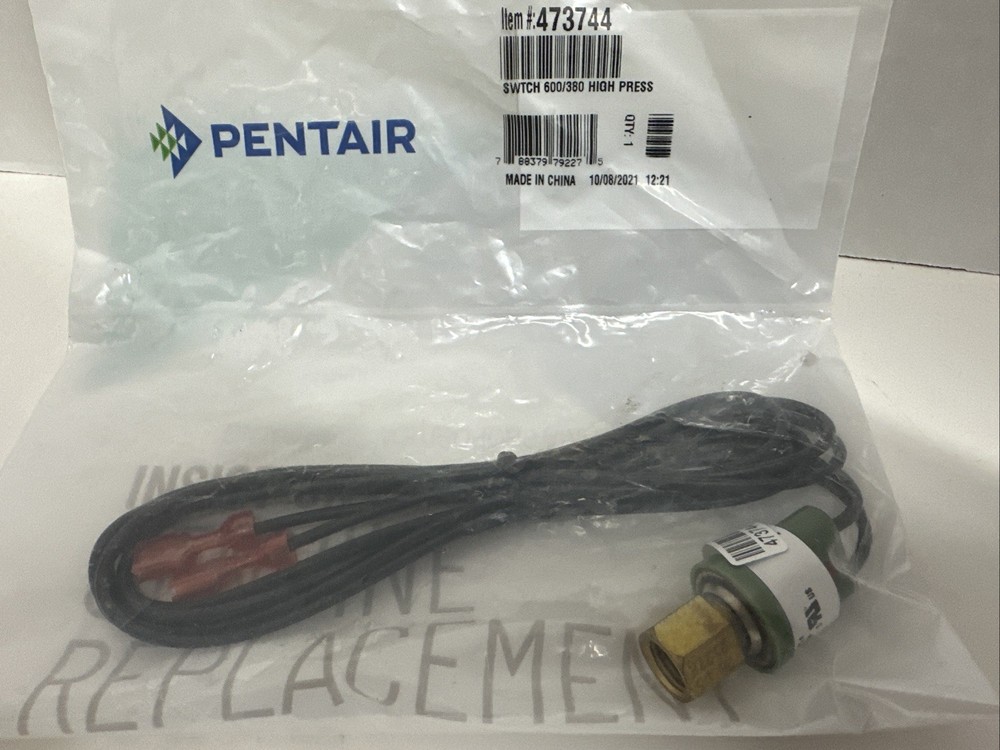 Pentair #473744 High Pressure Switch