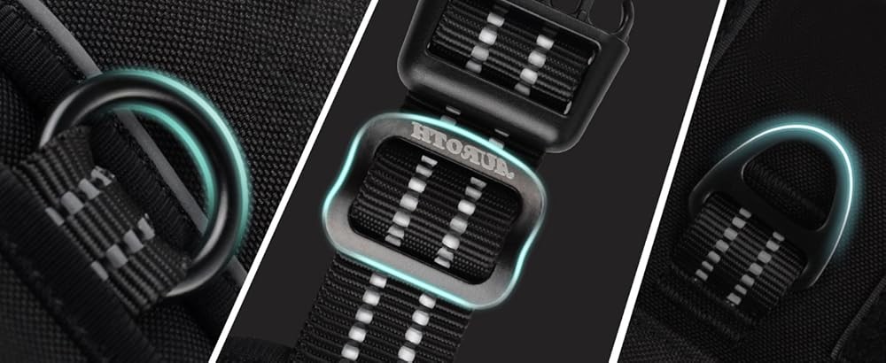 Tactical Harn for Small Medium Dogs No Pull Adjustable Pet