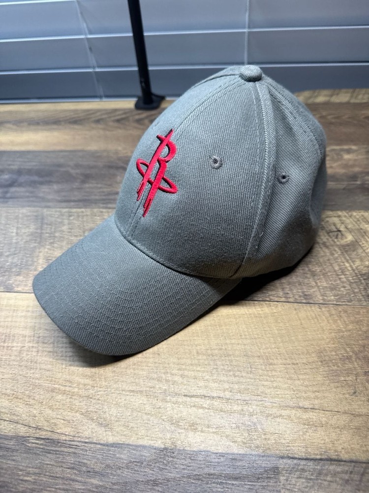 NBA Houston Rockets Grey Embroidered Adjustable Baseball Hat
