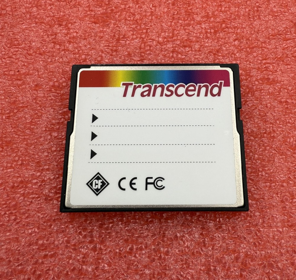 Original 4GB Transcend CF Memory Card UDMA 300x CompactFlash.