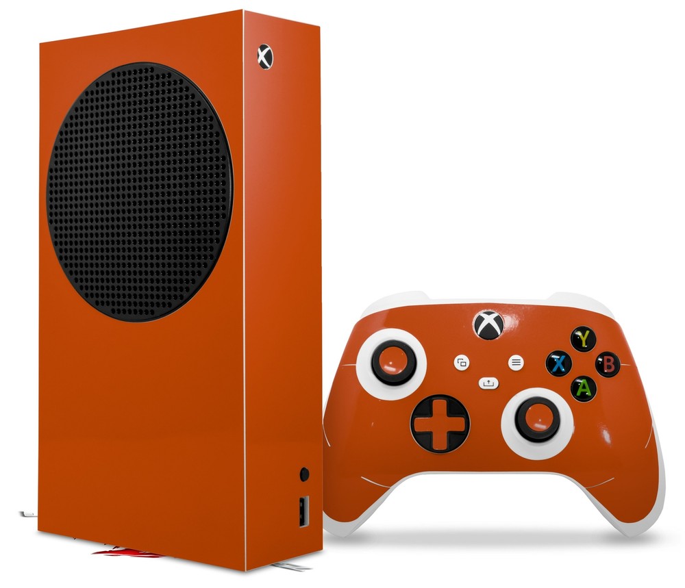 Skins XBOX Series S Console Controller Solids Collection Burnt Orange