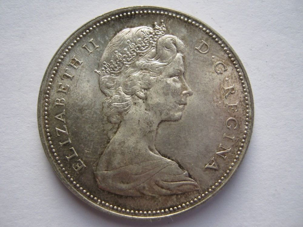 Canada 1966 silver Dollar GEF