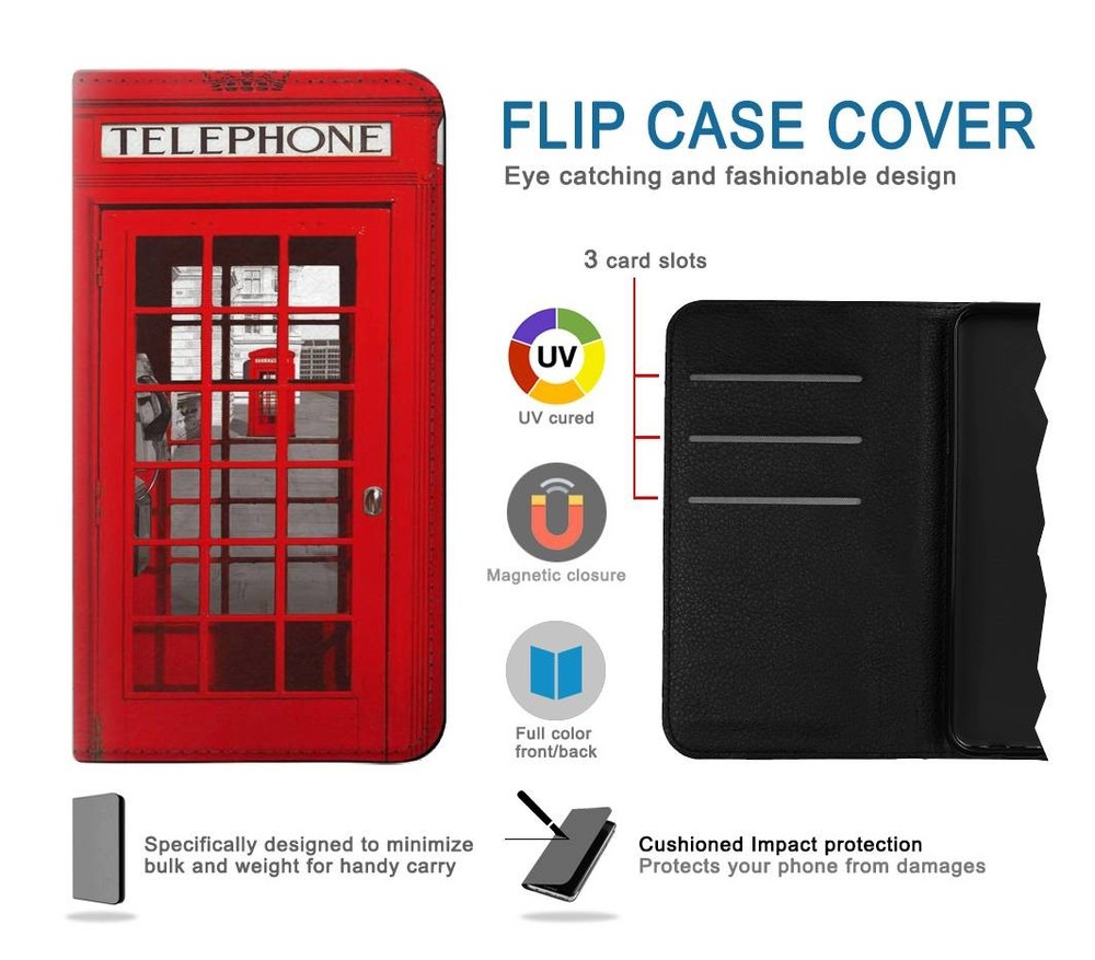 S0058 British Red Telephone Box Case For iPhone 17