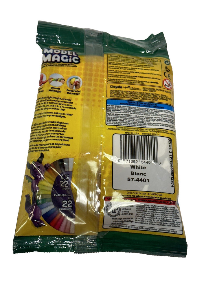 crayola model magic clay 1 pack 4 oz white