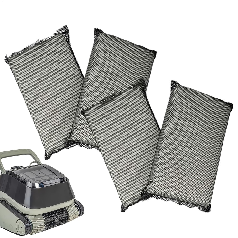 Pool Robot Vacuum Filter Pad 4-Pieces Robotic Pool Cleaner Fine Filter