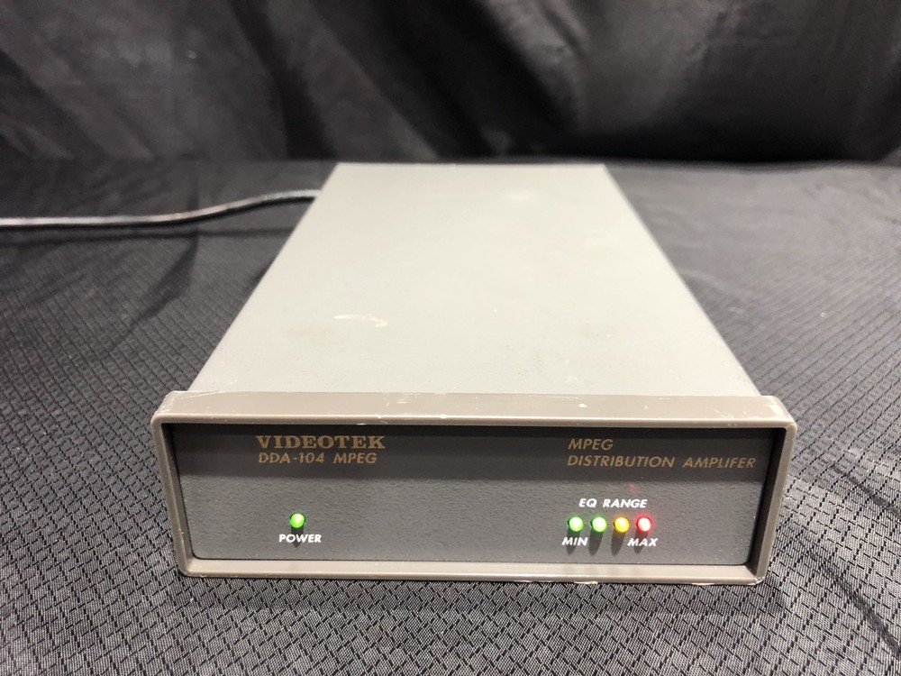 VIDEOTEK DDA-104 MPEG DISTRIBUTION AMPLIFER DDA-104 MPEG