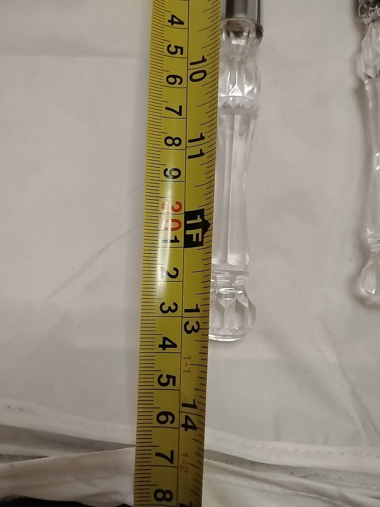 Wedding Cake Cutter Set Clear Handles