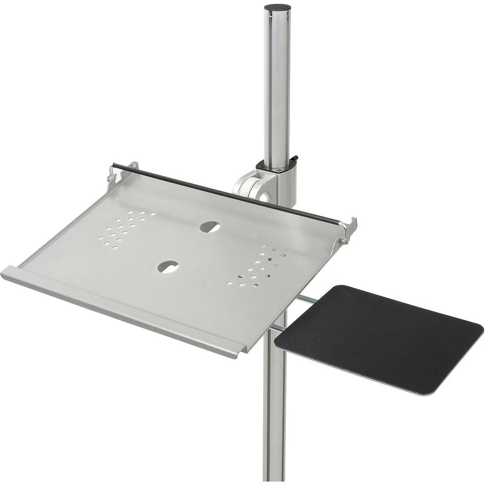 Height Adjustable Anti-Theft Mobile Laptop Computer Workstation Security Cart