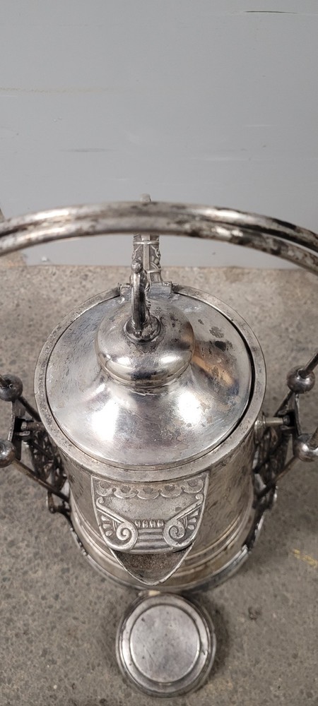 Victorian Pairpoint MFG Co Quadrouple Silverplate tilting pitcher set