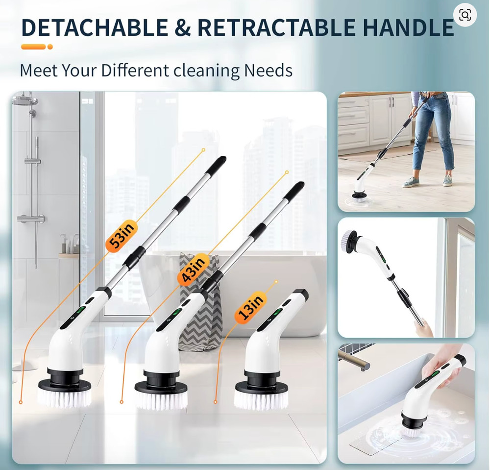 Power Drill Cleaning Brush Attachments – Deep Scrub for Home