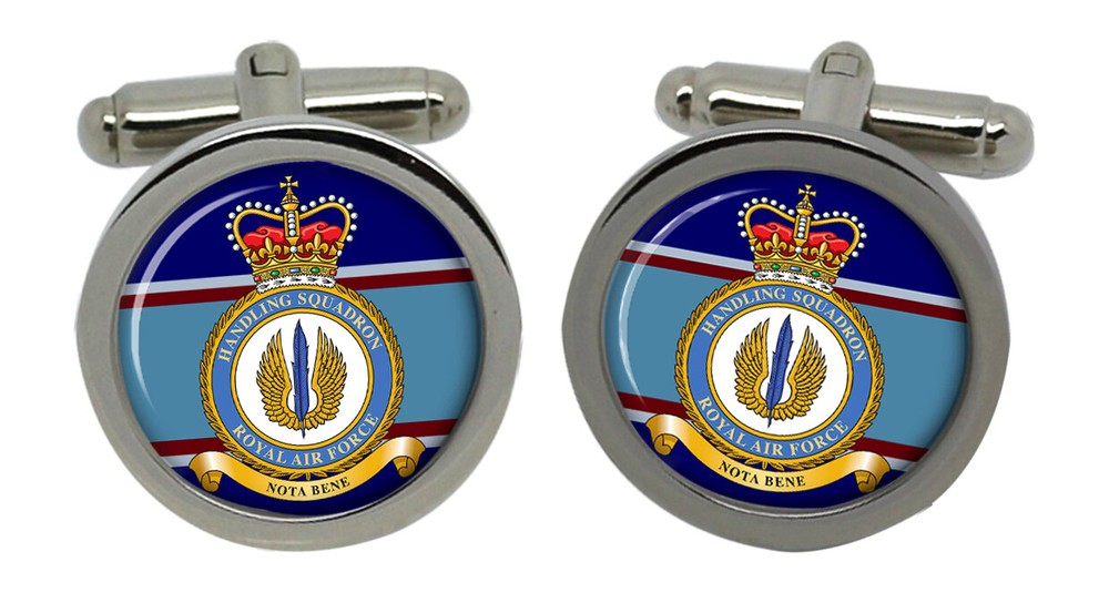 Handling Squadron, RAF Cufflinks in Box