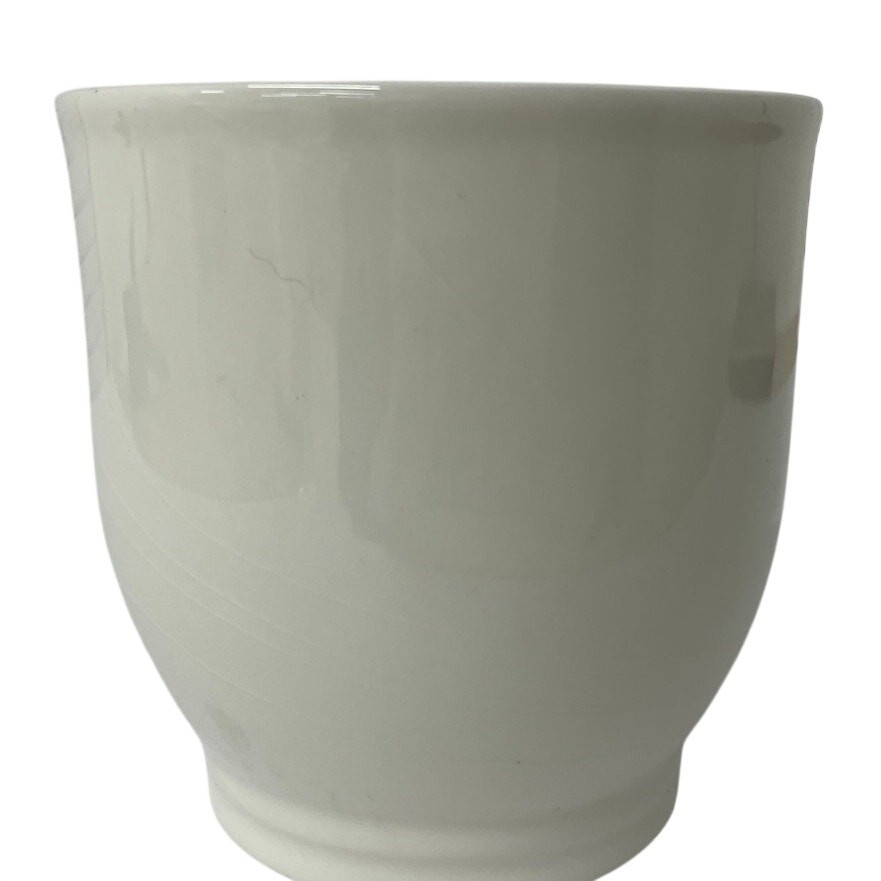 Smith & Hawken Portugal Ivory Ceramic Cachepot