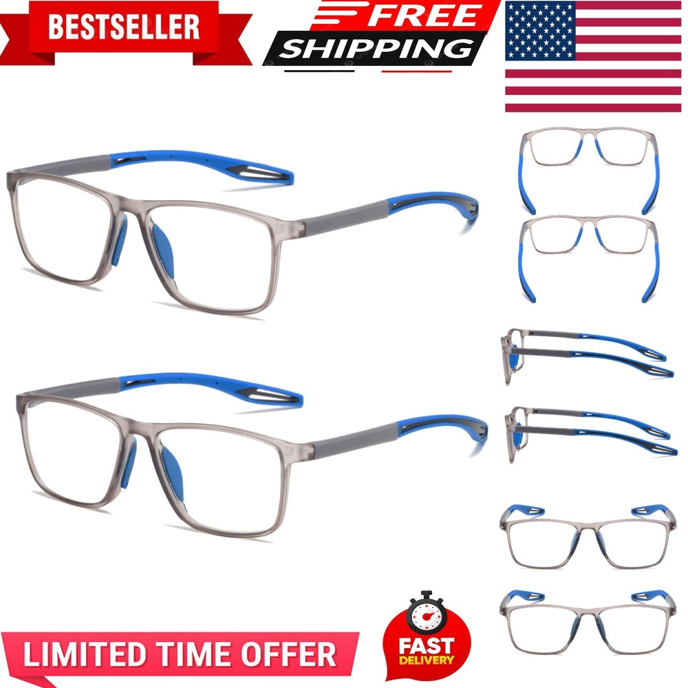 Clarity Blue Glasses, Automatic Adjustment  Reading Eye Strain from Screen Compu