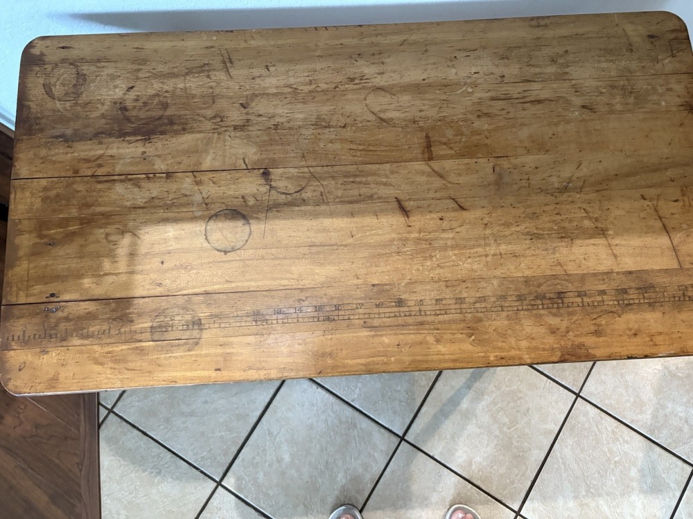 Antique Child’s Fold Up Sewing Table