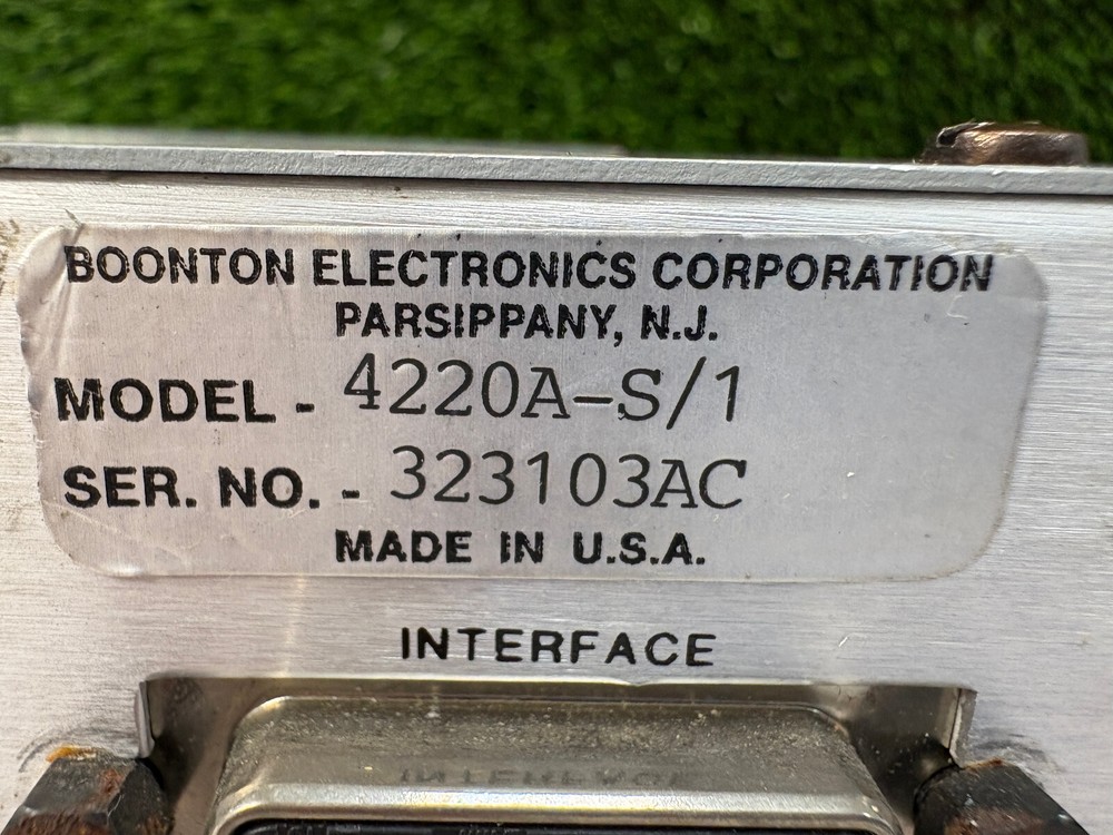 Pre Owned | Boonton Electronics 4220A RF Power Meter - White w/ Power Cord