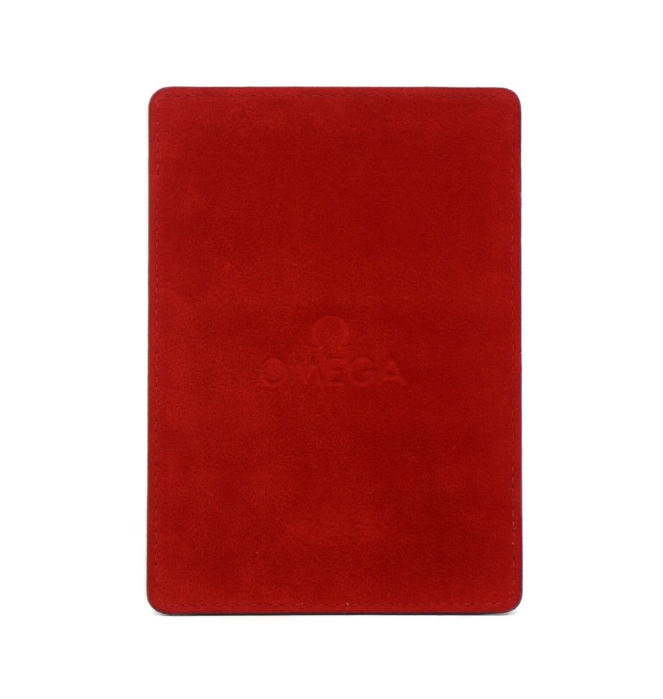 Omega Red Cloth Wallet Card Holder