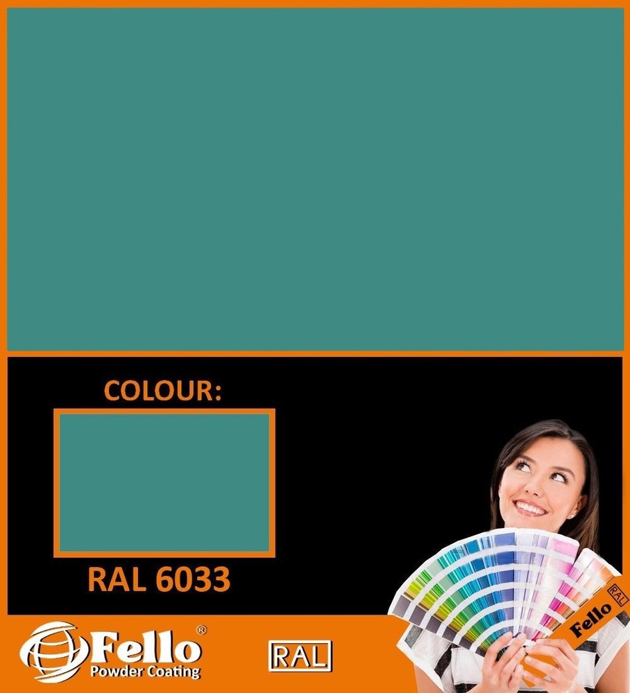 FELLO powder coating - RAL 6033 turquoise mint 5KG