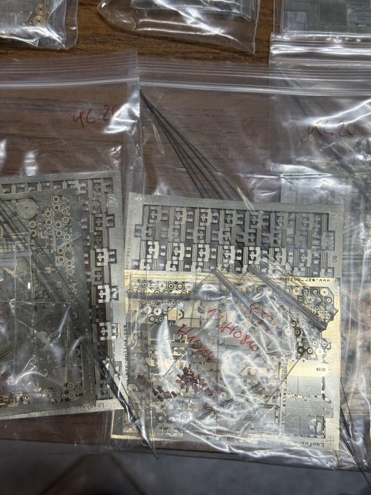 MZR Etched Treads, Tools, Bushings for Micro Models - Various sizes