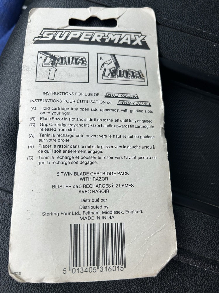 Supermax 5 Twin Blade Disposable Razor