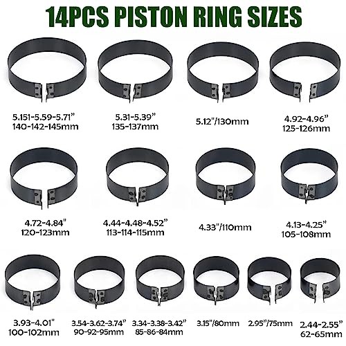 Auto Engine Piston Ring Compressor Tool Set with Piston Installer Pliers and