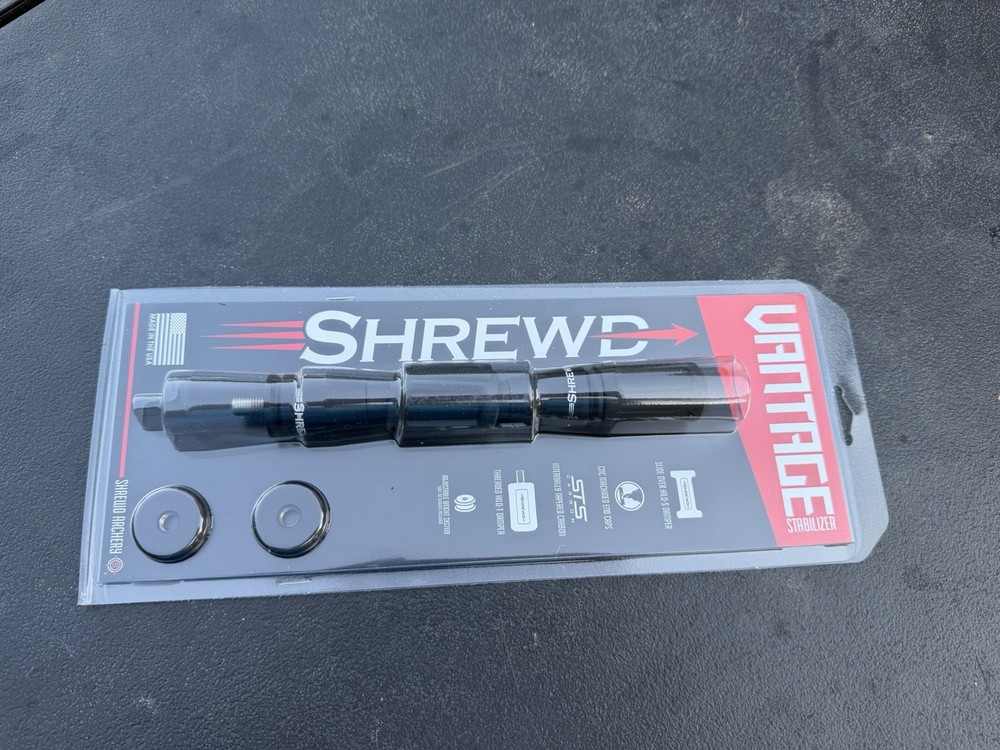 Shrewd Vantage Hunting Stabilizer, Blackout, 7”