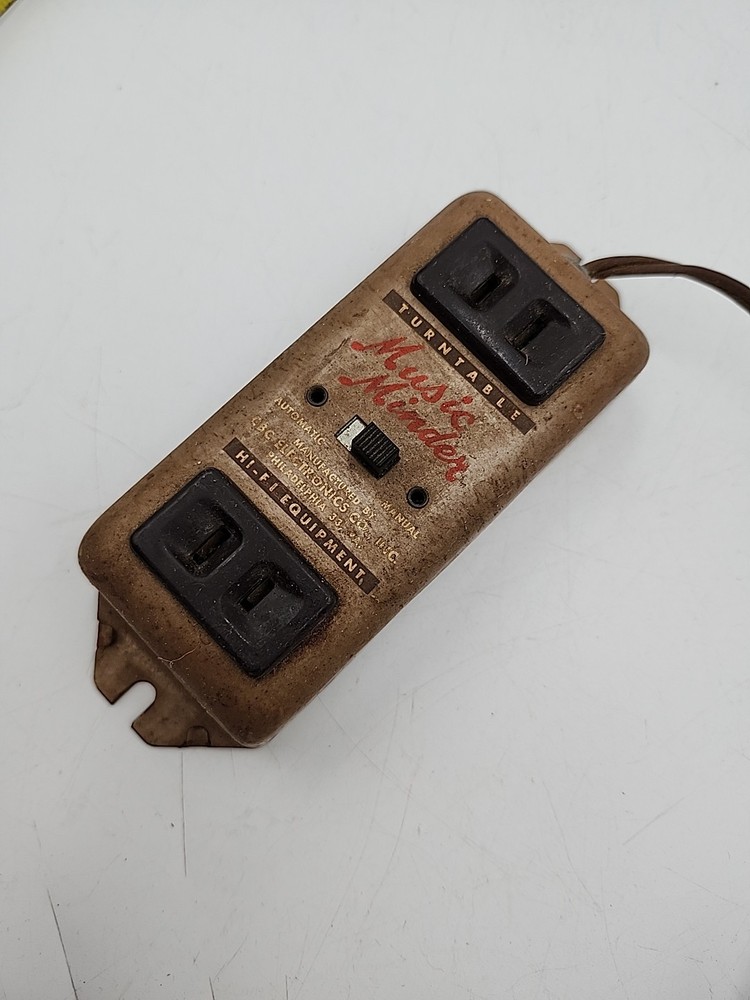 Vintage CBC Electronics Music Minder Auto Power Controller Hi-Fi Systems plug