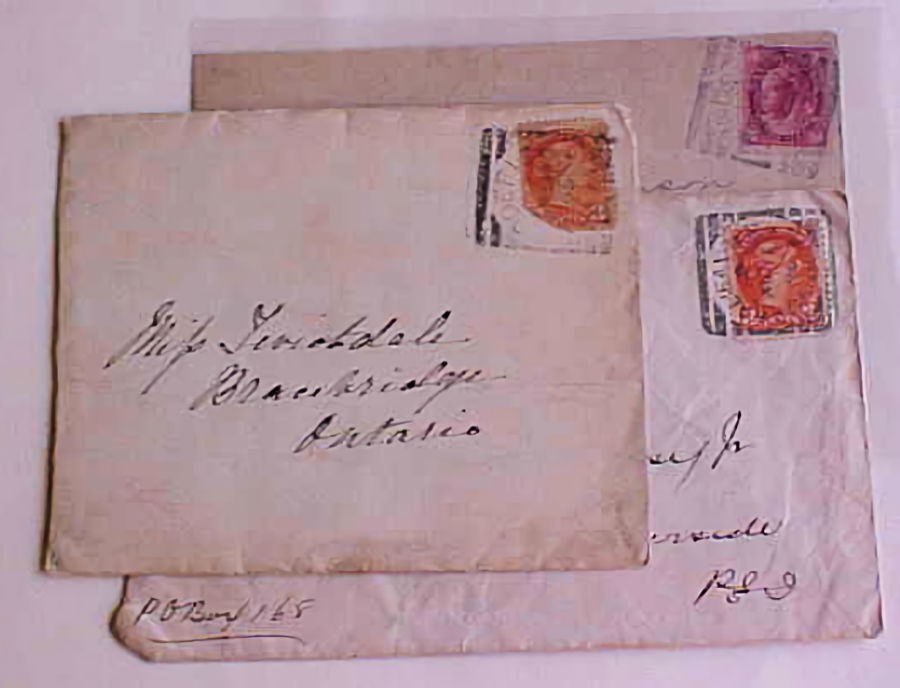 CANADA  SQUARED CIRCLE CANCELS GODERICH,LONDSEY,HALIFAX 1895-1898