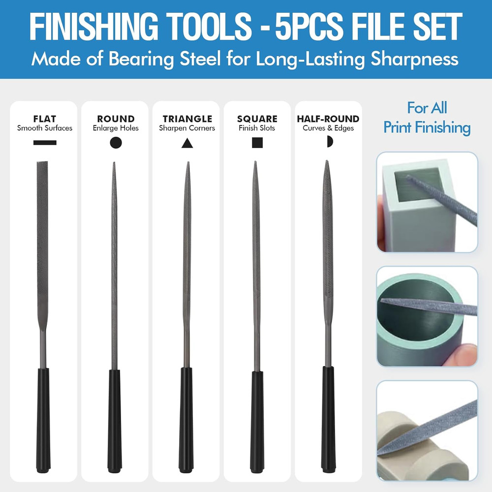 38PCS 3D Printer Tools, 3D Printer Tool Kit with Nozzle Cleaner, Scraper, Files,