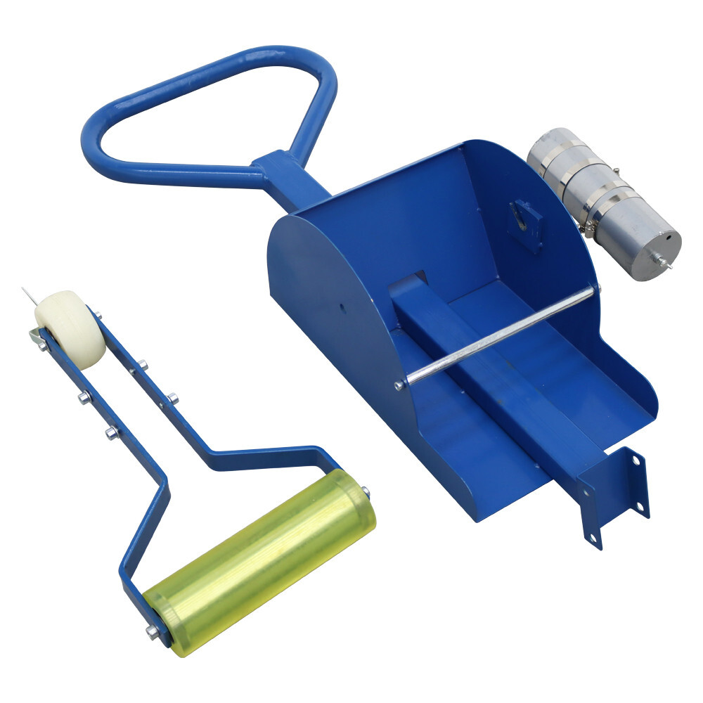 Road Surface Texturing Marking Machine with Reference Pointer Rubber Roller
