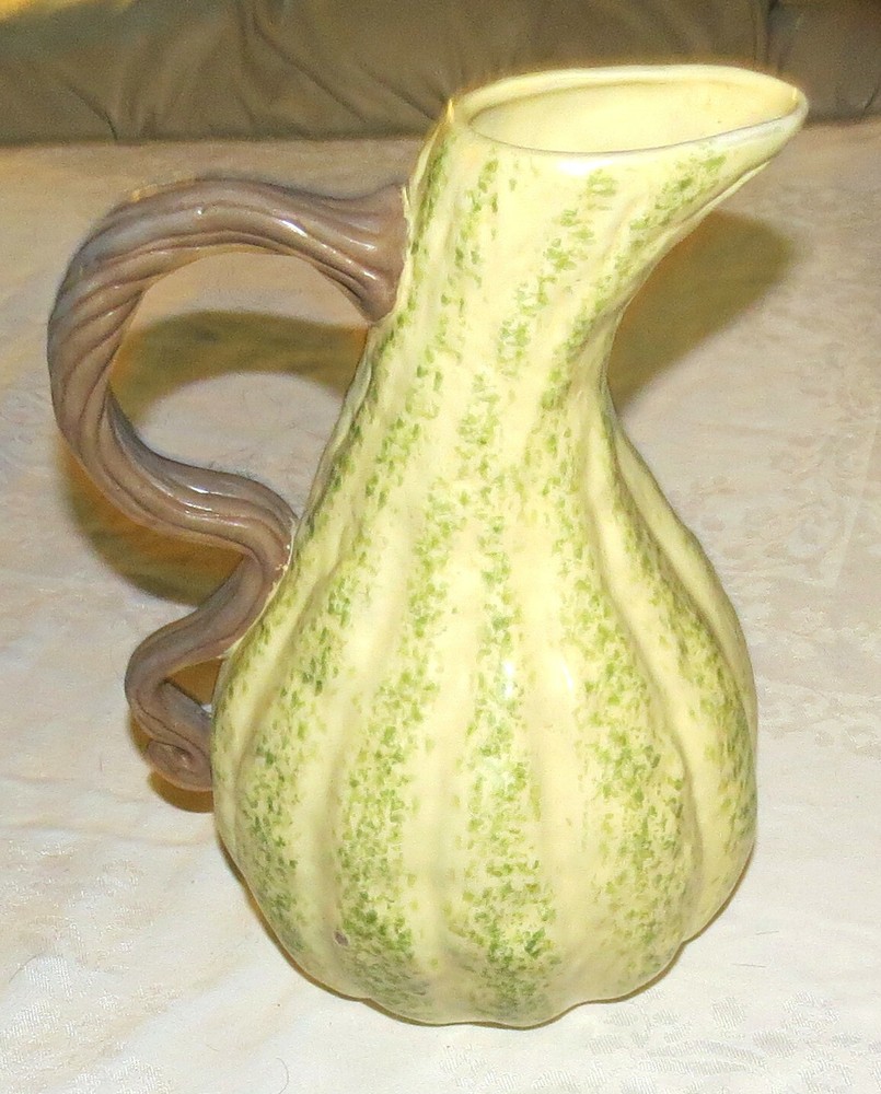 Midwest 10 inch Ceramic Gourd Pitcher - Excellent