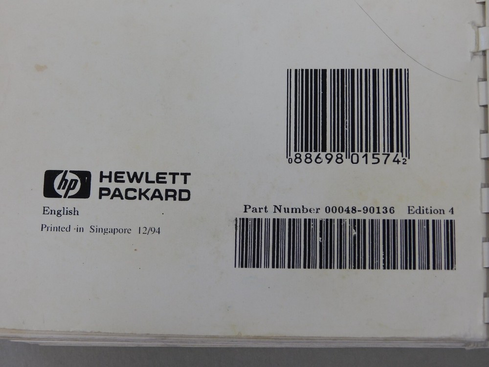 Hewlett Packard HP 48G Series Calculator Advanced User's Reference Manual 4th Ed