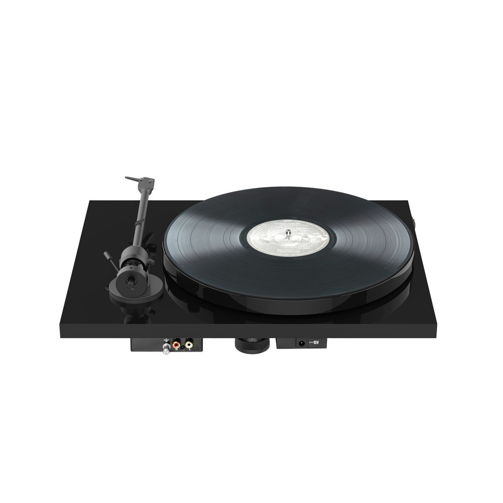 Pro-Ject E1 Phono Plug & Play Turntable with Built-in Phono Gloss Black