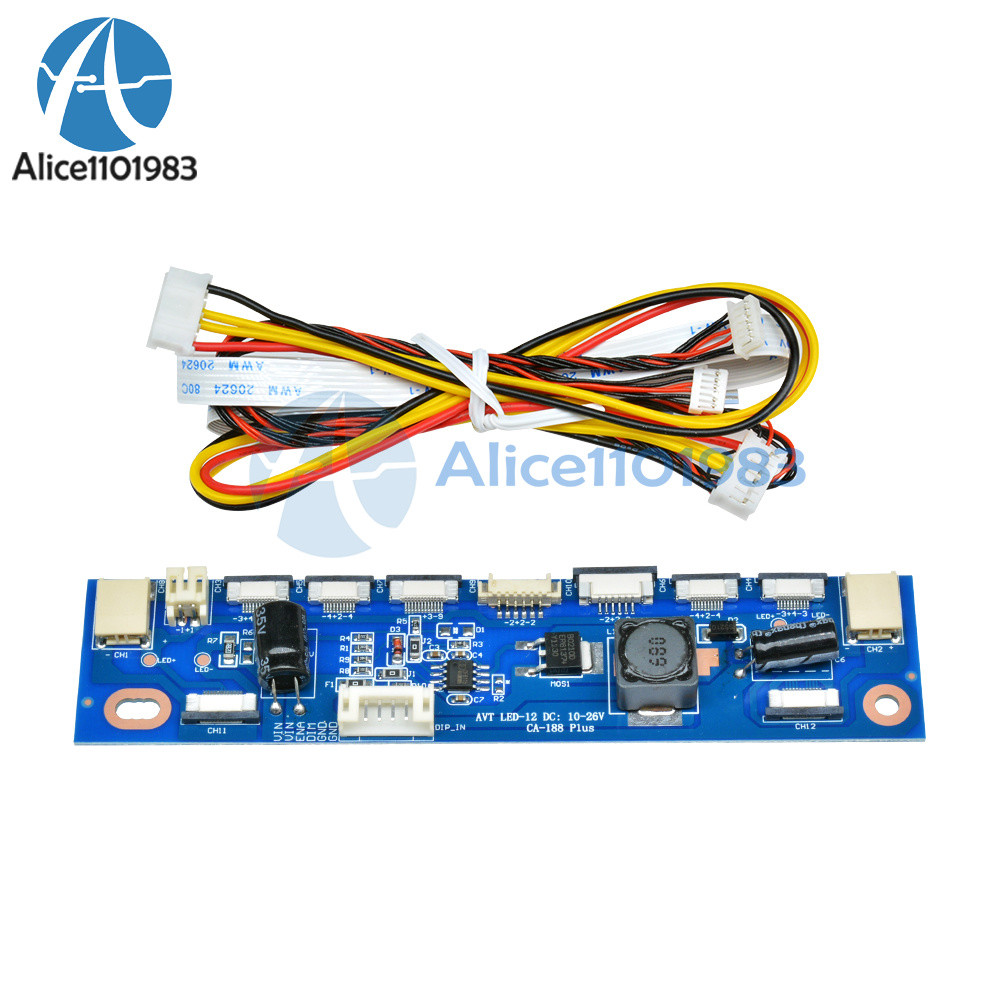 Backlight LED Inverter Tester 12 Connecters Constant Current Board Driver Board