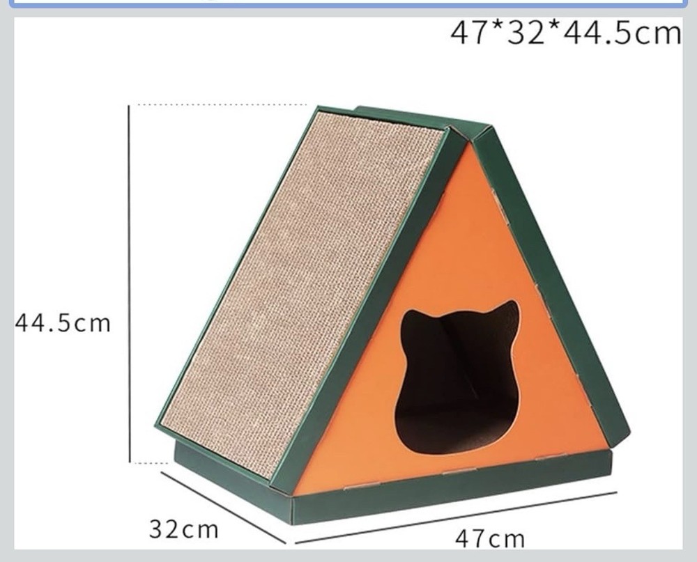 Cat Cardboard & Scratching Cardboard Pyramid