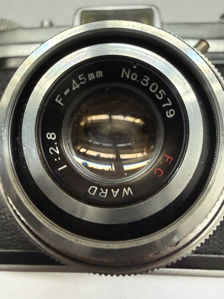 Vintage 35mm Ward 35 Camera Basic Lens With Leather Case Super Clean Functions!