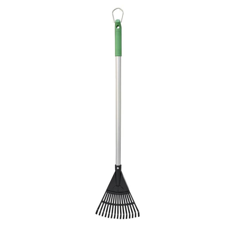 Fiberglass Handle 2 Piece Rake & Foldable Pan Multi-Purpose Gardening Tool Set