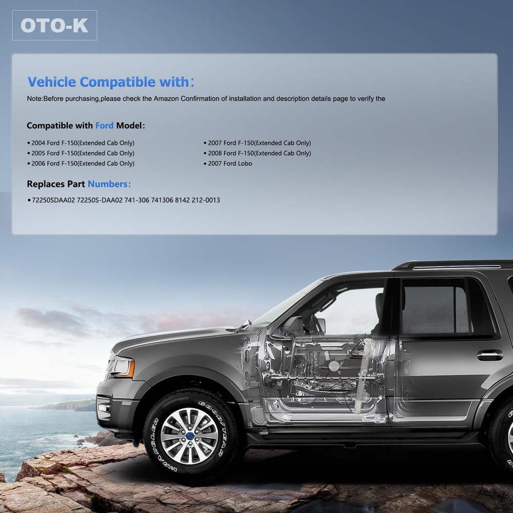 OTO-K Front Left Driver Side Power Window Regulator with Motor Assembly Compa...