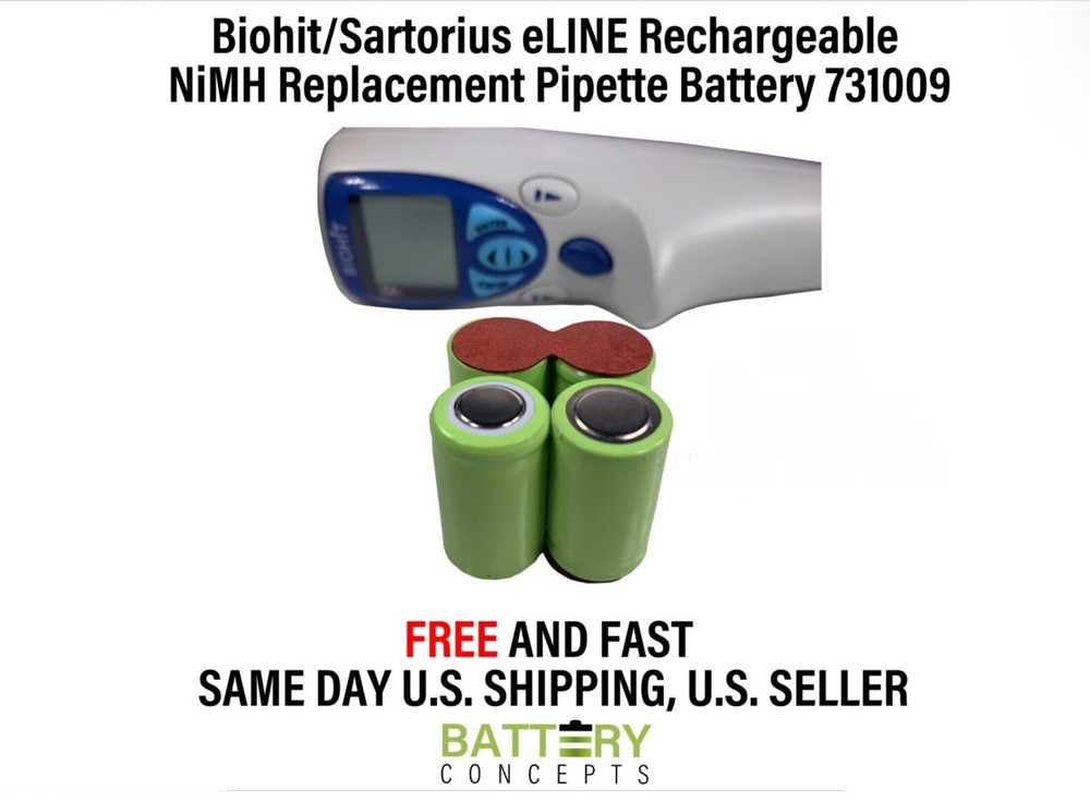 Sartorius Eline Electronic Single-Channel Pipettes - BATTERY, REPLACEMENT, ELINE