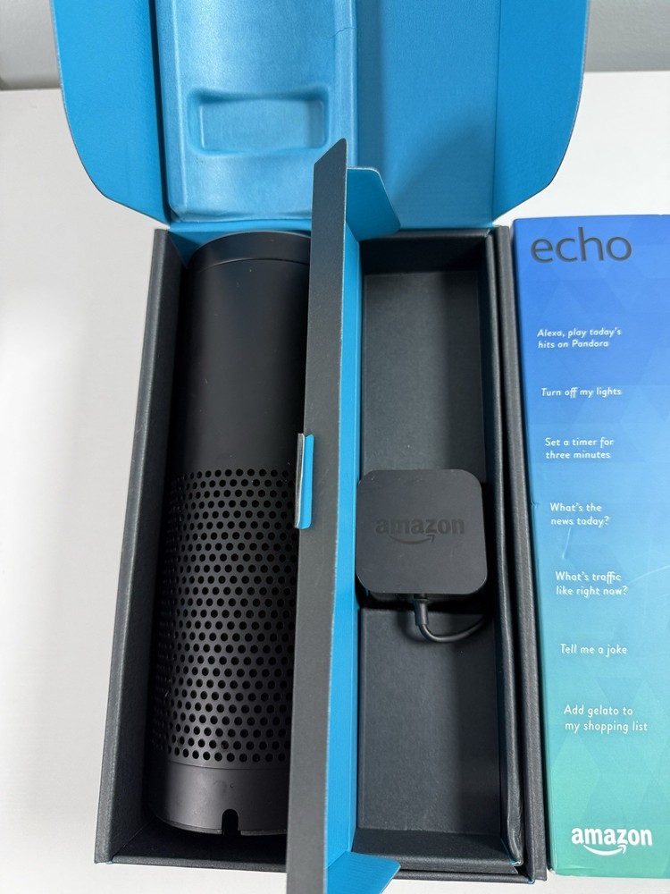 Amazon Echo (1st Generation) Smart Assistant - Black
