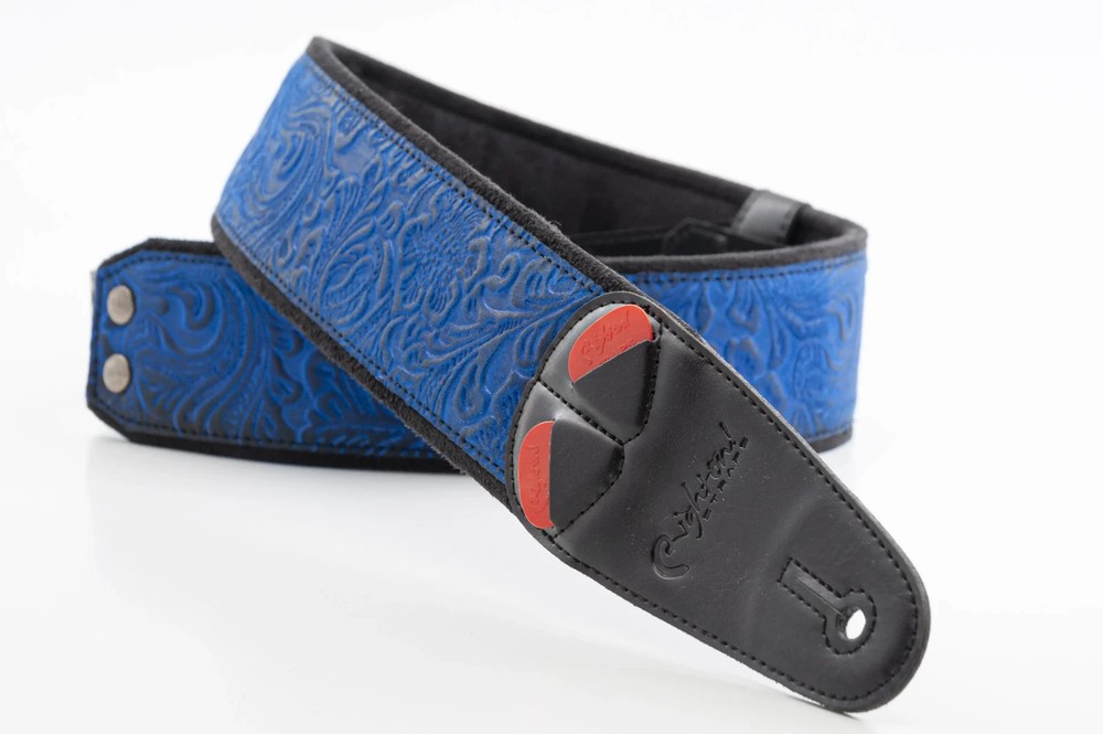RightOn! Mojo Sandokan Blue Guitar Strap