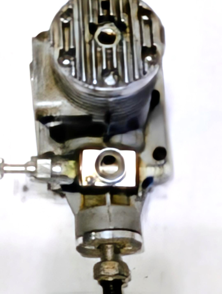 Veco 45 R/C engine, mount, box, instructions, good compression & condition