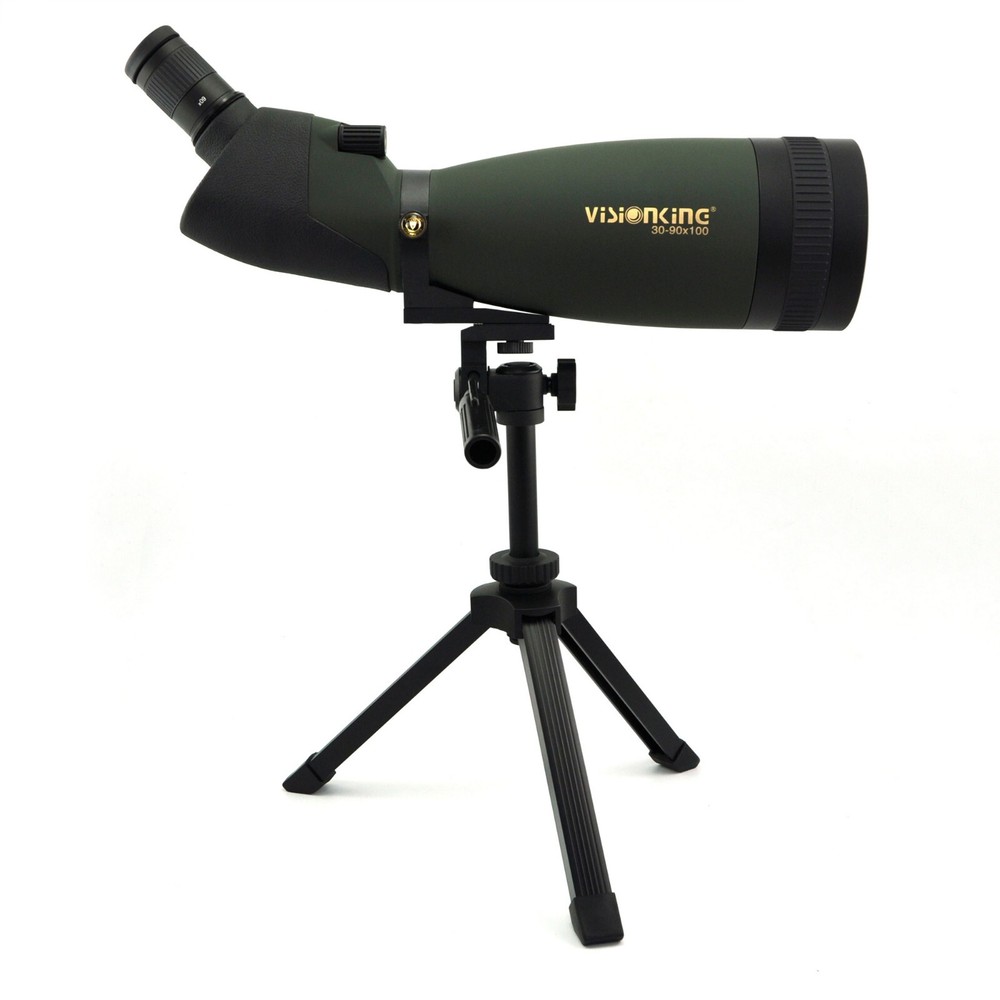 Visionking 30-90x100 Waterproof Spotting Scope with Tripod & Case Gift