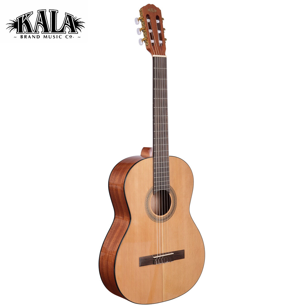 Kala Cedar Top Full Size Classical Nylon String Student Guitar KA-GTR-NY25