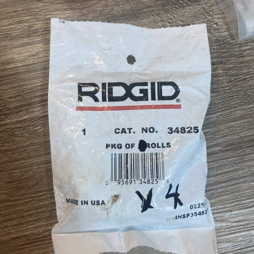 Ridgid 34825 (PACK OF 4) Replacement Rollers Conduit Cutters