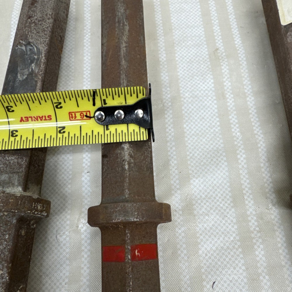 Jack Hammer Chisel Bit set lot of 5