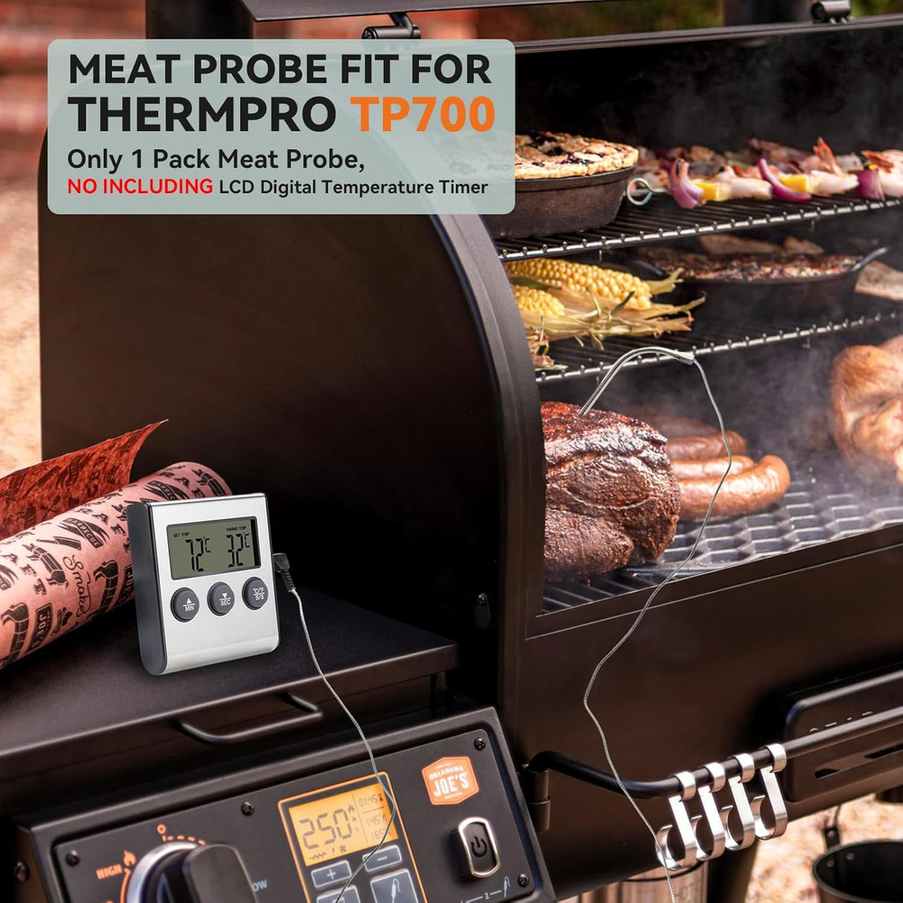 Meat Probe Replacement for Tp700 Digital Thermometer BBQ Temperature Sensor